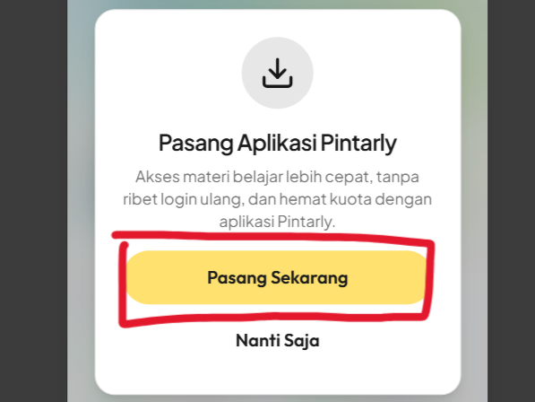 Pasang Sekarang